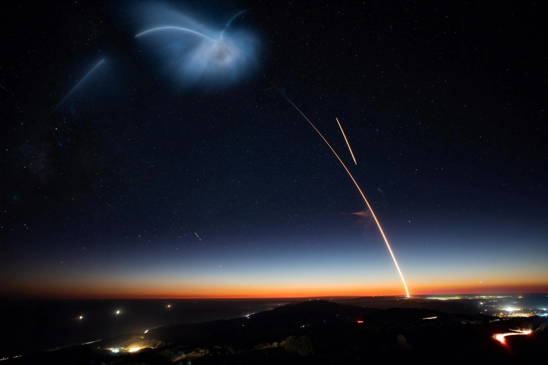 A long-exposure streak of a rocket launching into the night sky, symbolizing the 'Engage' phase of brand growth. A long-exposure streak of a rocket launching into the night sky, symbolizing the 'Engage' phase of brand growth.